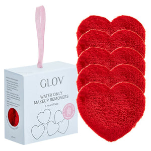 Τα GLOV Heart Pads έφτασαν! 5 επαναχρησιμοποιούμενα pads καθαρισμού κατασκευασμένα από τις πατενταρισμένες μικροΐνες GLOV, σε σχήμα καρδιάς, είναι το τέλειο δώρο για όποιον αγαπάς!