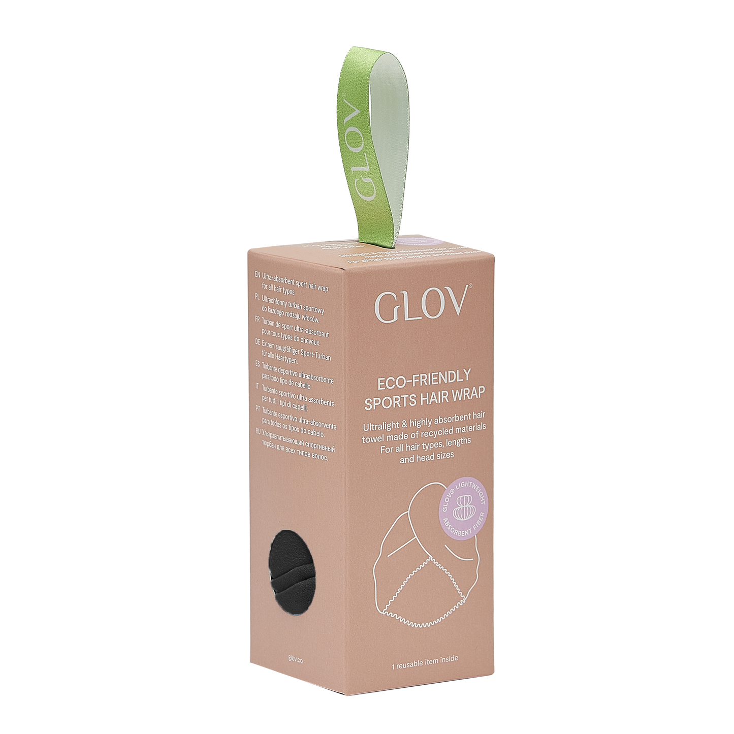 06. GLOV Sports Hair Wrap Black