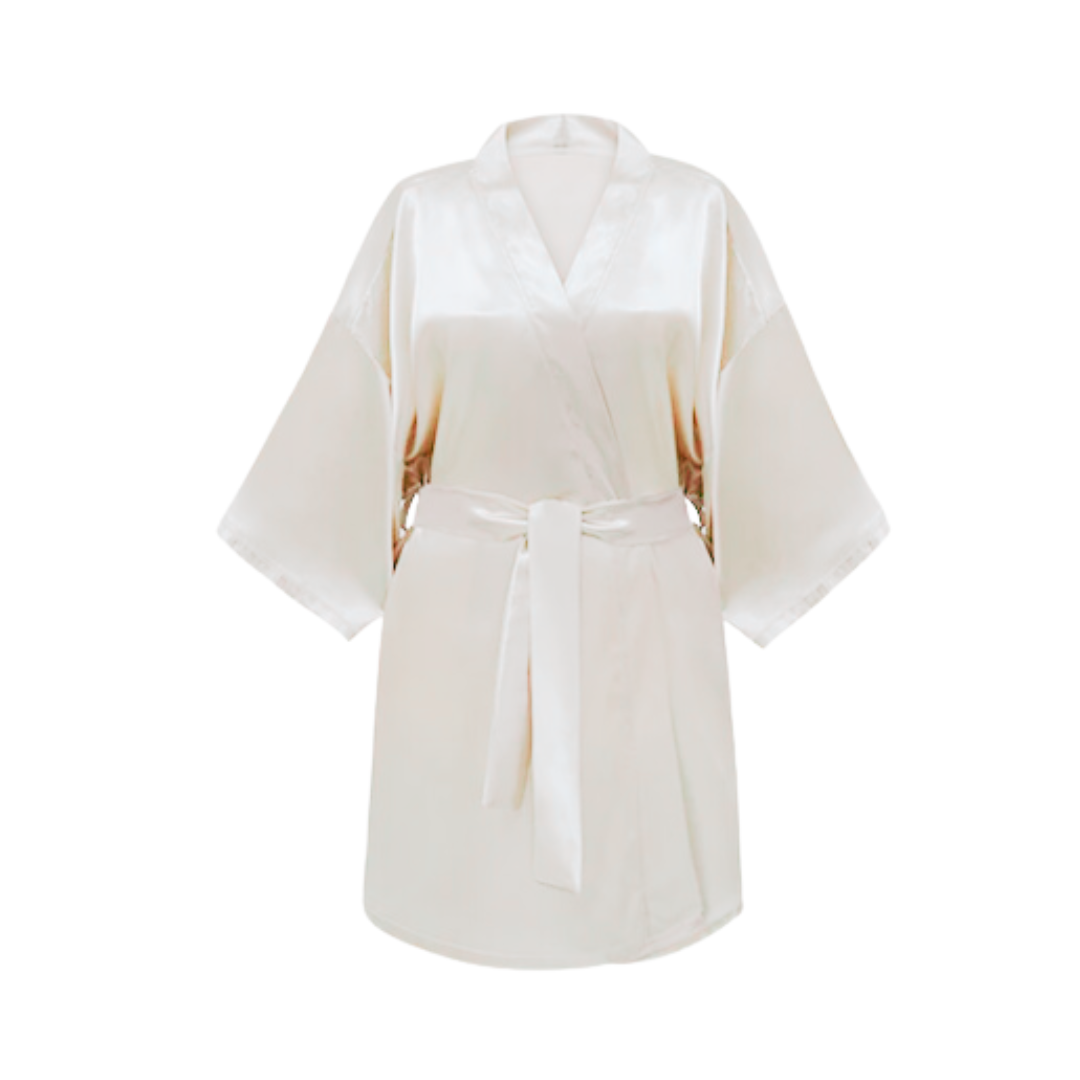 01. GLOV Kimono Satin White