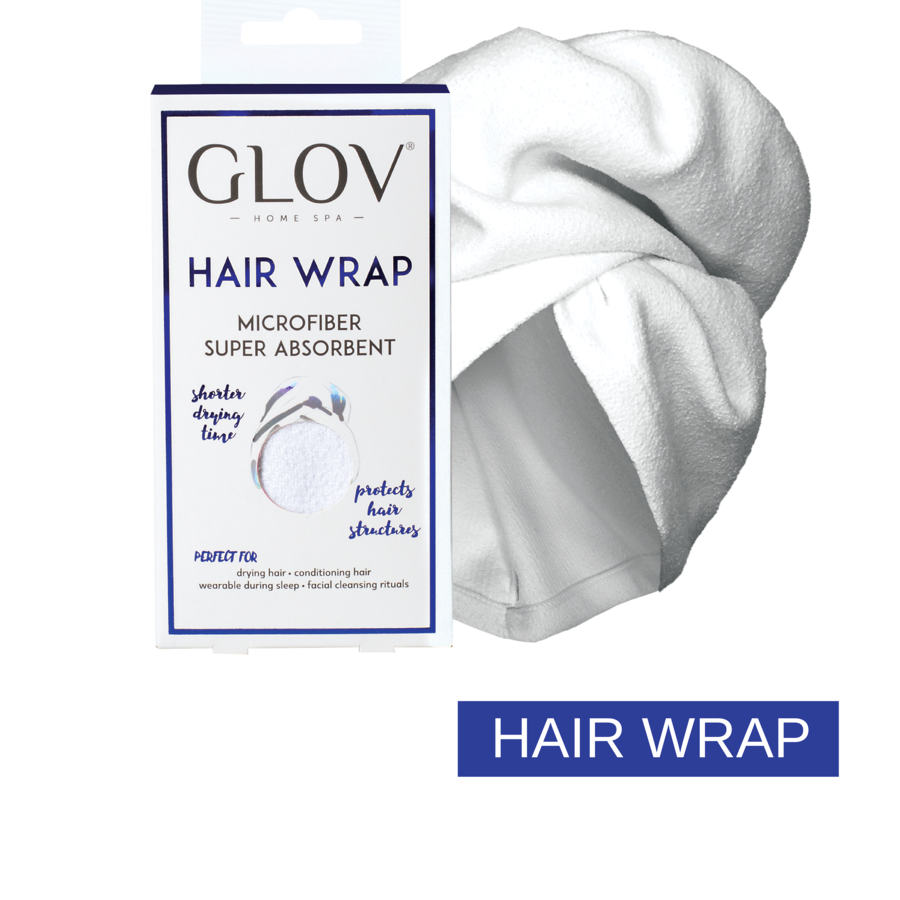 glov hairwrap, απορροφητική πετσέτα για γρήγορο στέγνωμα μαλλιών