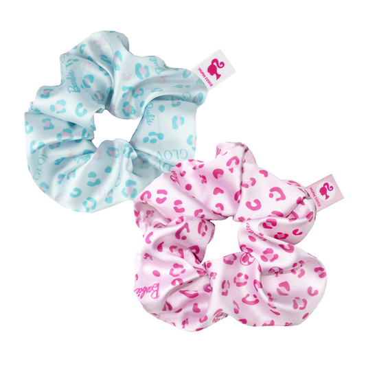 Barbie ❤️ GLOV Scrunchies Pink & Blue Panther Medium