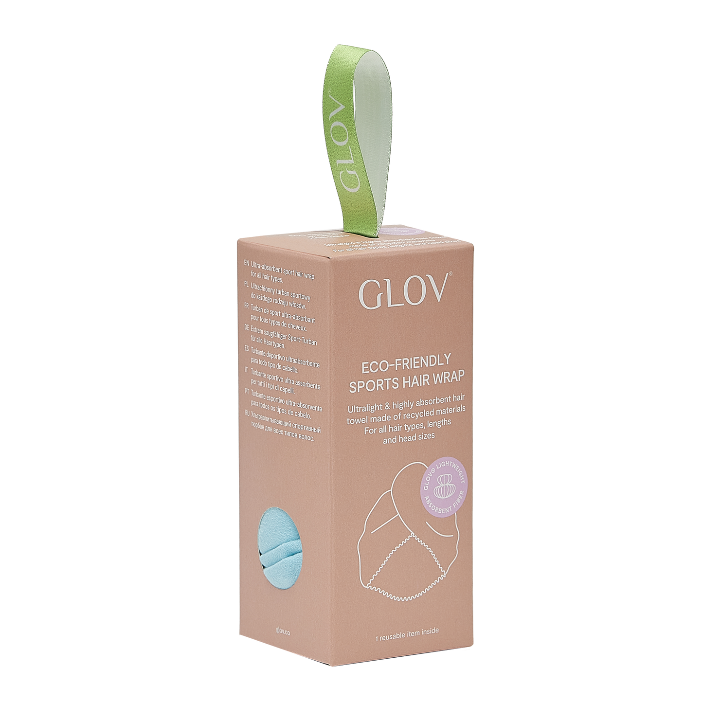 Το GLOV Sports Hair Wrap σε χρώμα Mint είναι η πιο χρήσιμη πετσέτα μαλλιών για μετά το λούσιμο! 