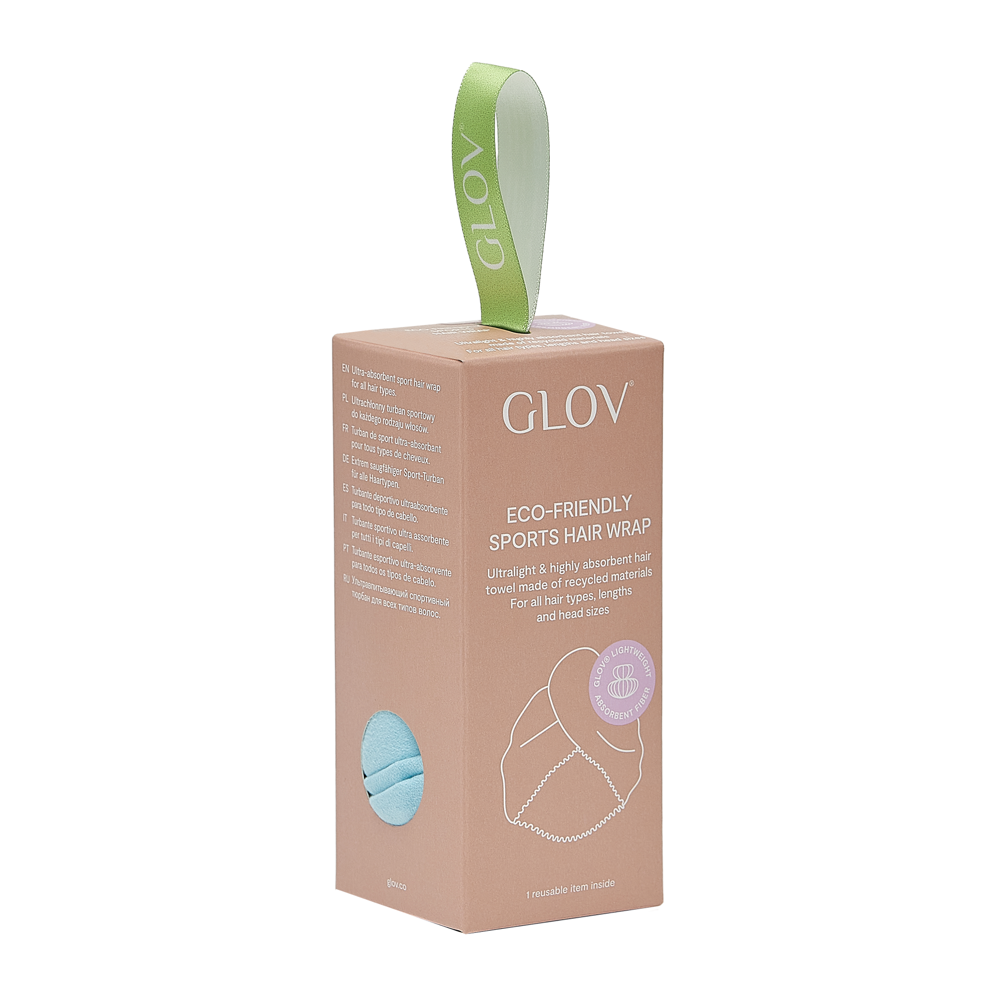 Το GLOV Sports Hair Wrap σε χρώμα Mint είναι η πιο χρήσιμη πετσέτα μαλλιών για μετά το λούσιμο! 