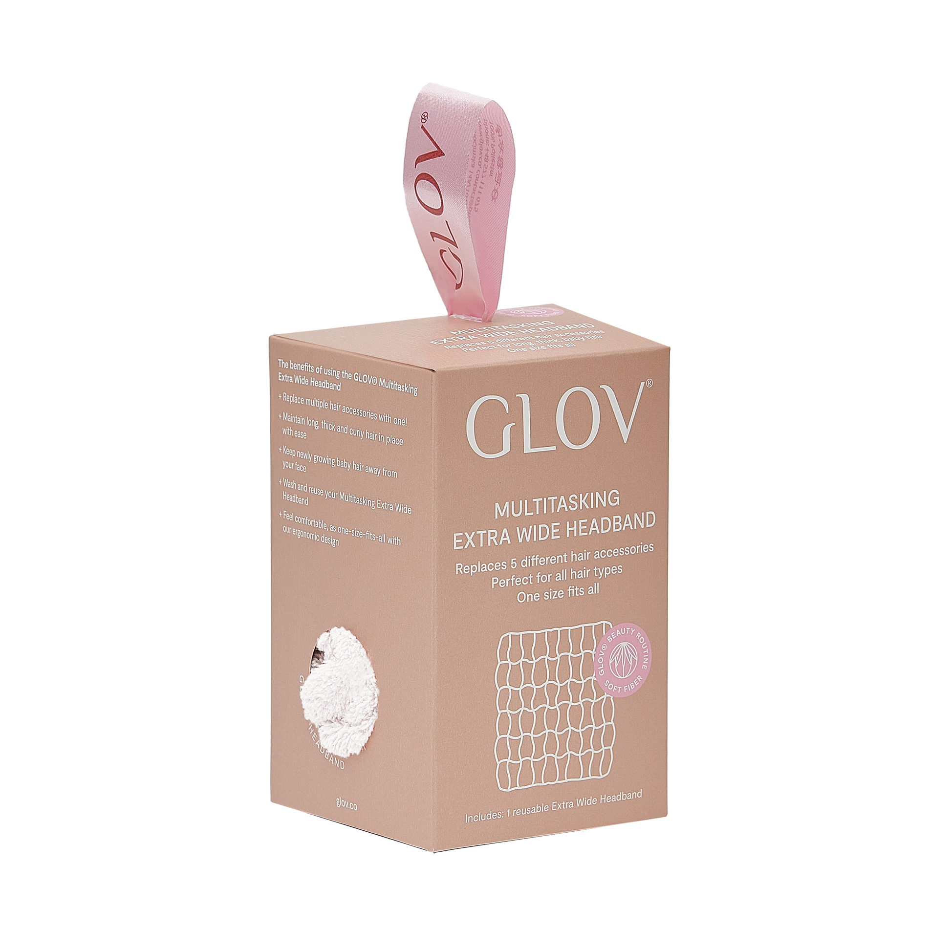 Το GLOV Extra Wide Headband είναι το πιο Multitasking αξεσουάρ μαλλιών, καθώς μπορεί να φορεθεί ως τουρμπάνι, scrunchie, κορδέλα, ακόμα και ως κασκόλ! Το ύφασμά του είναι έξτρα απαλό, απορροφητικό και παίρνει τη φόρμα του κεφαλιού, απομακρύνοντας από το πρόσωπο ακόμα και τα baby hair. 